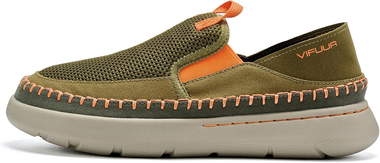 imageVIFUUR Mens Slip on Shoes Casual Comfortable Loafer Shoes Sneaker