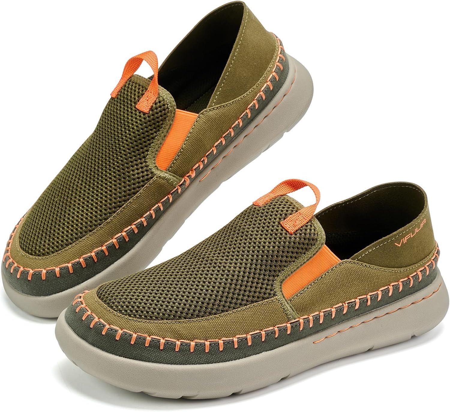 imageVIFUUR Mens Slip on Shoes Casual Comfortable Loafer Shoes Sneaker
