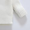 imageVIFUUR Kids Bear Turtleneck Sweater Boys Girls Knit Sweater for Christmas