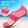 imageVIFUUR Water Shoes Womens Mens Barefoot Aqua Socks Shoes for Yoga Indoor Outdoor Beach Swim Surf Exercise