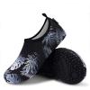 imageVIFUUR Water Sports Shoes Barefoot QuickDry Aqua Yoga Socks Slipon for Men WomenBlackLeaf