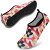 imageVIFUUR Water Sports Shoes Barefoot QuickDry Aqua Yoga Socks Slipon for Men WomenFour Leaf Clover