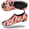 imageVIFUUR Water Sports Shoes Barefoot QuickDry Aqua Yoga Socks Slipon for Men WomenFour Leaf Clover