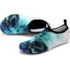 imageVIFUUR Water Sports Shoes Barefoot QuickDry Aqua Yoga Socks Slipon for Men WomenGreenFeather