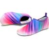 imageVIFUUR Water Sports Shoes Barefoot QuickDry Aqua Yoga Socks Slipon for Men WomenMultiDiagonal