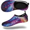 imageVIFUUR Water Sports Shoes Barefoot QuickDry Aqua Yoga Socks Slipon for Men WomenPurple