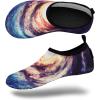 imageVIFUUR Water Sports Shoes Barefoot QuickDry Aqua Yoga Socks Slipon for Men WomenStarryblue