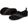 imageVIFUUR Water Sports Shoes Barefoot QuickDry Aqua Yoga Socks Slipon for Men WomenXidaiBlack