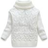 imageVIFUUR Kids Bear Turtleneck Sweater Boys Girls Knit Sweater for Christmas