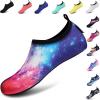 imageVIFUUR Water Sports Shoes Barefoot QuickDry Aqua Yoga Socks Slipon for Men WomenStarryred