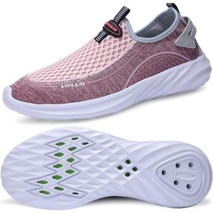 imageVIFUUR Men Womens Water Shoes Aqua Barefoot Athletic Sports Shoes for Beach Surf Walking Kayaking Boating Pool