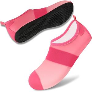 imageVIFUUR Water Shoes Womens Mens Barefoot Aqua Socks Shoes for Yoga Indoor Outdoor Beach Swim Surf Exercise