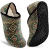 imageVIFUUR House Slippers for Women Men Slip on Indoor Barefoot Slipper Socks Fuzzy Cozy Sock Shoes for Home Bedroom TravelBohemian