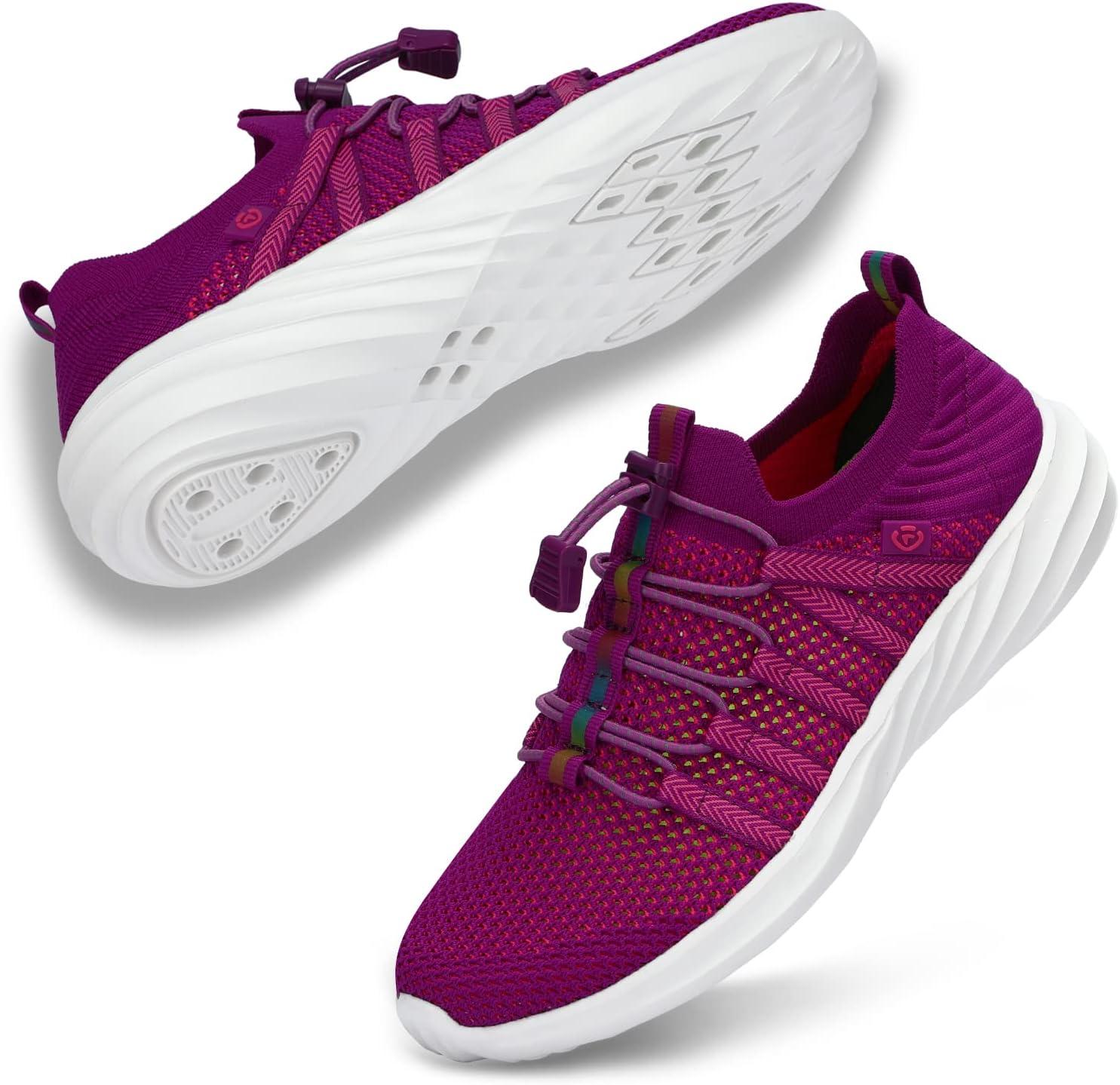 imageVIFUUR Men Womens Water Shoes Aqua Barefoot Athletic Sports Shoes for Beach Surf Walking Kayaking Boating PoolPurple6882