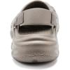 imageVIFUUR UnisexAdult Clogs Comfortable Lightweight Garden Shoes for Women and MenLight Grey