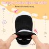 imageVIFUUR Baby Shoes Girls Boys Toddler Sneakers NonSlip First Walkers Shoes for Babies 6 9 12 18 24 MonthsH Black