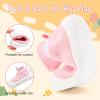 imageVIFUUR Baby Shoes Girls Boys Toddler Sneakers NonSlip First Walkers Shoes for Babies 6 9 12 18 24 MonthsH Pink