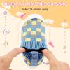 imageVIFUUR Baby Shoes Girls Boys Toddler Sneakers NonSlip First Walkers Shoes for Babies 6 9 12 18 24 MonthsL Yellowblue Board