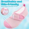 imageVIFUUR Kids Water Shoes Boys Girls Barefoot Water Sports Socks HookampLoop Beach Shoes Quick Dry Aqua Socks Swim Walking Outdoor Sports for ToddlerRose Circle