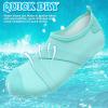 imageVIFUUR Womens Mens Water Shoes Barefoot Quick Dry Aqua Socks for Beach Swim Yoga Outdoor SportsBean Green