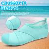 imageVIFUUR Womens Mens Water Shoes Barefoot Quick Dry Aqua Socks for Beach Swim Yoga Outdoor SportsBean Green