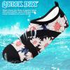 imageVIFUUR Womens Mens Water Shoes Barefoot Quick Dry Aqua Socks for Beach Swim Yoga Outdoor SportsBlackpink Daisy