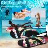 imageVIFUUR Womens Mens Water Shoes Barefoot Quick Dry Aqua Socks for Beach Swim Yoga Outdoor SportsColorful Flowers