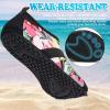 imageVIFUUR Womens Mens Water Shoes Barefoot Quick Dry Aqua Socks for Beach Swim Yoga Outdoor SportsColorful Flowers