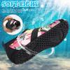 imageVIFUUR Womens Mens Water Shoes Barefoot Quick Dry Aqua Socks for Beach Swim Yoga Outdoor SportsColorful Flowers