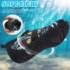 imageVIFUUR Womens Mens Water Shoes Barefoot Quick Dry Aqua Socks for Beach Swim Yoga Outdoor SportsGraffiti Black