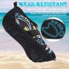 imageVIFUUR Womens Mens Water Shoes Barefoot Quick Dry Aqua Socks for Beach Swim Yoga Outdoor SportsGraffiti Black
