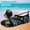 imageVIFUUR Womens Mens Water Shoes Barefoot Quick Dry Aqua Socks for Beach Swim Yoga Outdoor SportsGraffiti Black