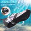 imageVIFUUR Womens Mens Water Shoes Barefoot Quick Dry Aqua Socks for Beach Swim Yoga Outdoor SportsGray Leaves