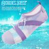 imageVIFUUR Womens Mens Water Shoes Barefoot Quick Dry Aqua Socks for Beach Swim Yoga Outdoor SportsLavender Green