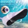 imageVIFUUR Womens Mens Water Shoes Barefoot Quick Dry Aqua Socks for Beach Swim Yoga Outdoor SportsLavender Green