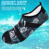 imageVIFUUR Womens Mens Water Shoes Barefoot Quick Dry Aqua Socks for Beach Swim Yoga Outdoor SportsPeafowl Feather