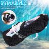 imageVIFUUR Womens Mens Water Shoes Barefoot Quick Dry Aqua Socks for Beach Swim Yoga Outdoor SportsPinkblue Sky