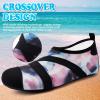 imageVIFUUR Womens Mens Water Shoes Barefoot Quick Dry Aqua Socks for Beach Swim Yoga Outdoor SportsPinkblue Sky