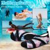 imageVIFUUR Womens Mens Water Shoes Barefoot Quick Dry Aqua Socks for Beach Swim Yoga Outdoor SportsPinkblue Sky