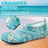 imageVIFUUR Womens Mens Water Shoes Barefoot Quick Dry Aqua Socks for Beach Swim Yoga Outdoor SportsSmall Daisy
