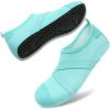 imageVIFUUR Womens Mens Water Shoes Barefoot Quick Dry Aqua Socks for Beach Swim Yoga Outdoor SportsBean Green